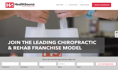 HealtSource homepage