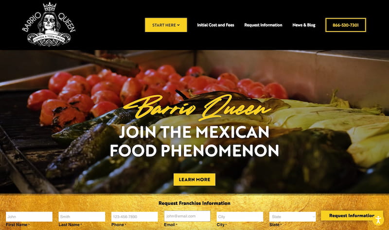 Barrio Queen homepage